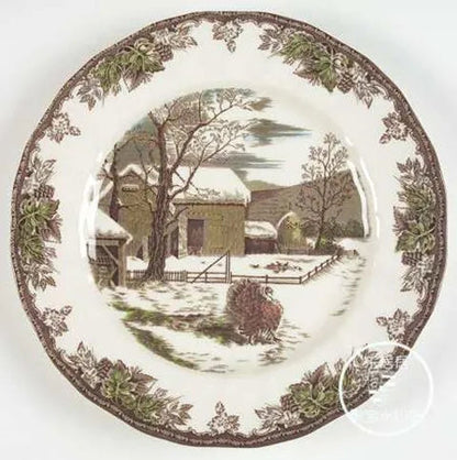 British Friendship Village series, decorative plates, Western food plates