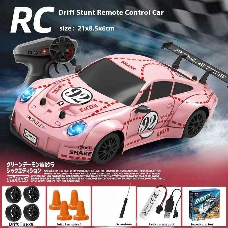 RC Drift Car 1/26 Realistic Race Car 4WD Mini RC Car 2.4Ghz Control Smooth Drifting Action Boys Toys RC 4x4 Fun for All