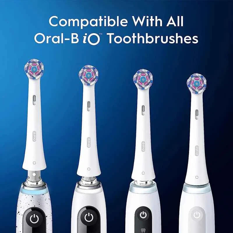Original Brush head for Oral B iO 2/3/4/5/7/8/9 Electric Toothbrushes Designed for Teeth Deep Clean Remove Tooth Stains