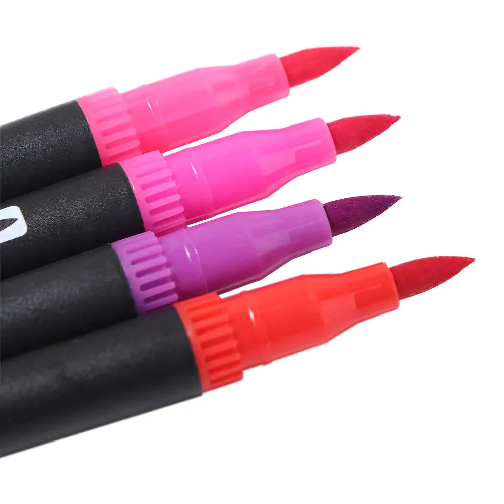 Cartoon Activity Color Painting Book Educational DIY Double-Sided Watercolor Pencil Hand Painted Quick-drying