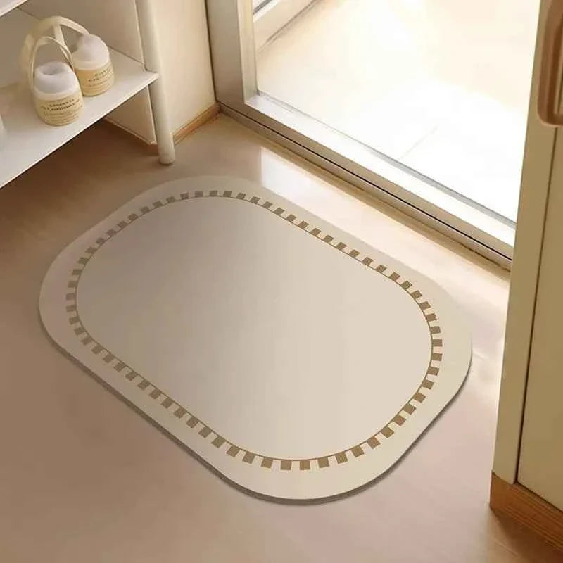 Bathroom Carpet Mat Bathroom Modern Diatomaceous Earth Bath Mat Soft and Comfortable Suitable for The Bathroom Floor  Mat