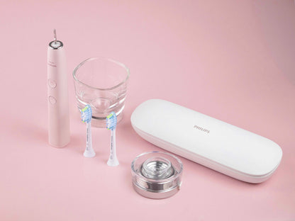 Philips Electric toothbrush Sonicare DiamondClean 9000 HX9912, Bluetooth enabled,Equipped with one W2 and one C3 brush head