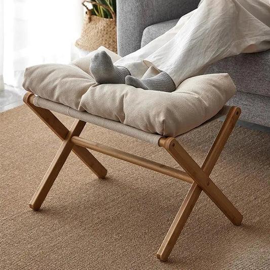 Velvet Footstool Velvet Footstool Ottoman Small Footrests Foot Stool Leg Rest High Padded Stool Seat For Bedroom Living Room