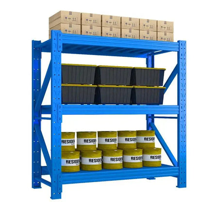Household Multi-layer Cargo Shelf Thickened Storage Storage Shelf Floor Angle Steel Basement Supermarket Display Shelf