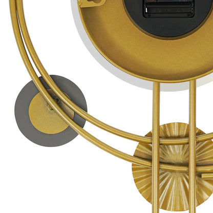 Wall Clock Modern Decorative Art Clock Silent Wall Clock Iron Wall Decoration Clock