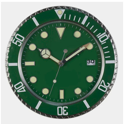 Metal Creative Art Design Digital Luminescent Clock 13"