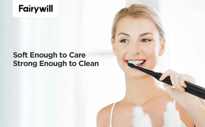 Fairywill FW-507 Electric Sonic Toothbrush - Rechargeable Adult Waterproof Toothbrush with 5 Modes