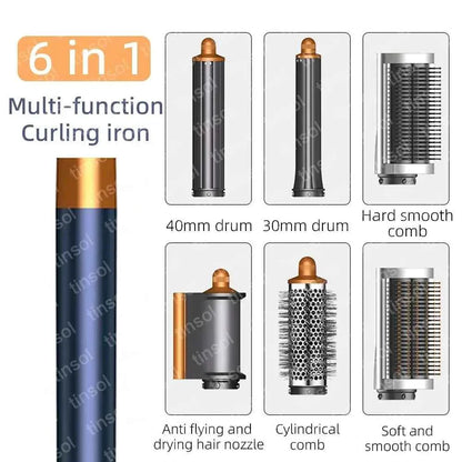 7-in-1 multifunctional curling iron  hair dryer and straightener set, styling tool that allows salon-quality styling at home