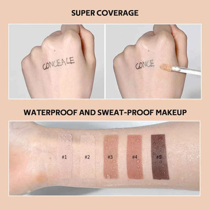 Lakerain Multi-purpose Concealer For Face Covers Freckles Even Skin Tone Moisturizing Long-lasting Sculpting Liquid Concealer