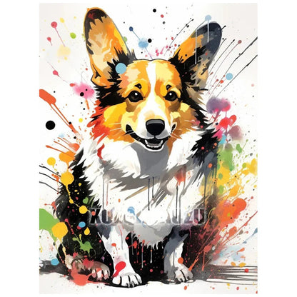 Animal Diamond Painting Graffiti Rhinestone Embroidery Dog Mosaic Cross Stitch Children Gift Art Handmade Home Decoration