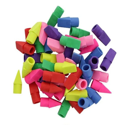 Supplies School Supplies Assorted Colors Painting Student Pencil Eraser Toppers Eraser Caps Pencil Top Erasers Pencil Erasers
