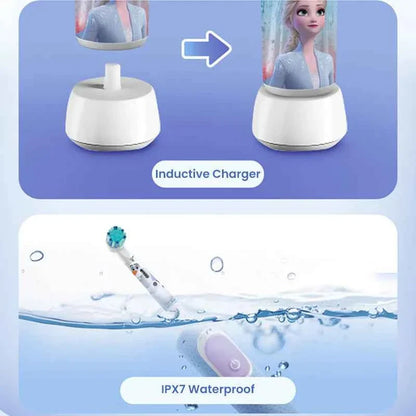 Oral-B Kids Electric Toothbrush Oral B D103 Marvel's Spiderman Frozen , Soft toothbrush bristles for Kids 3+