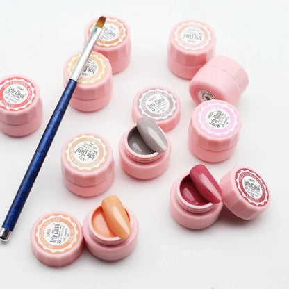 Arte Clavo Painting Gel 72 Colors 5ml Professional Nail Paint Color Gel Polish For Nail Art UV Gel Lacquer Gel Top Coat Manicure