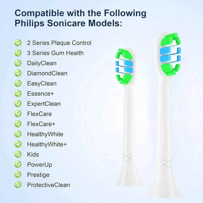 4/8pcs Replacement Toothbrush Heads Compatible with Philips Sonicare Soft Replacement Electric Brush Head 4100 6500 6100 7500 5