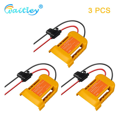 External Battery Adapter Converter for DEWALT 18V/20V/54V Battery DIY Power Tool box mod Plug accessories kit electric extension