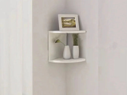 Corner Shelf - 5/2-Tier Corner Floating ShelvesWall Easy Assemble Wall Corner Shelves Bedrooms Living Room Decorations Bookcase