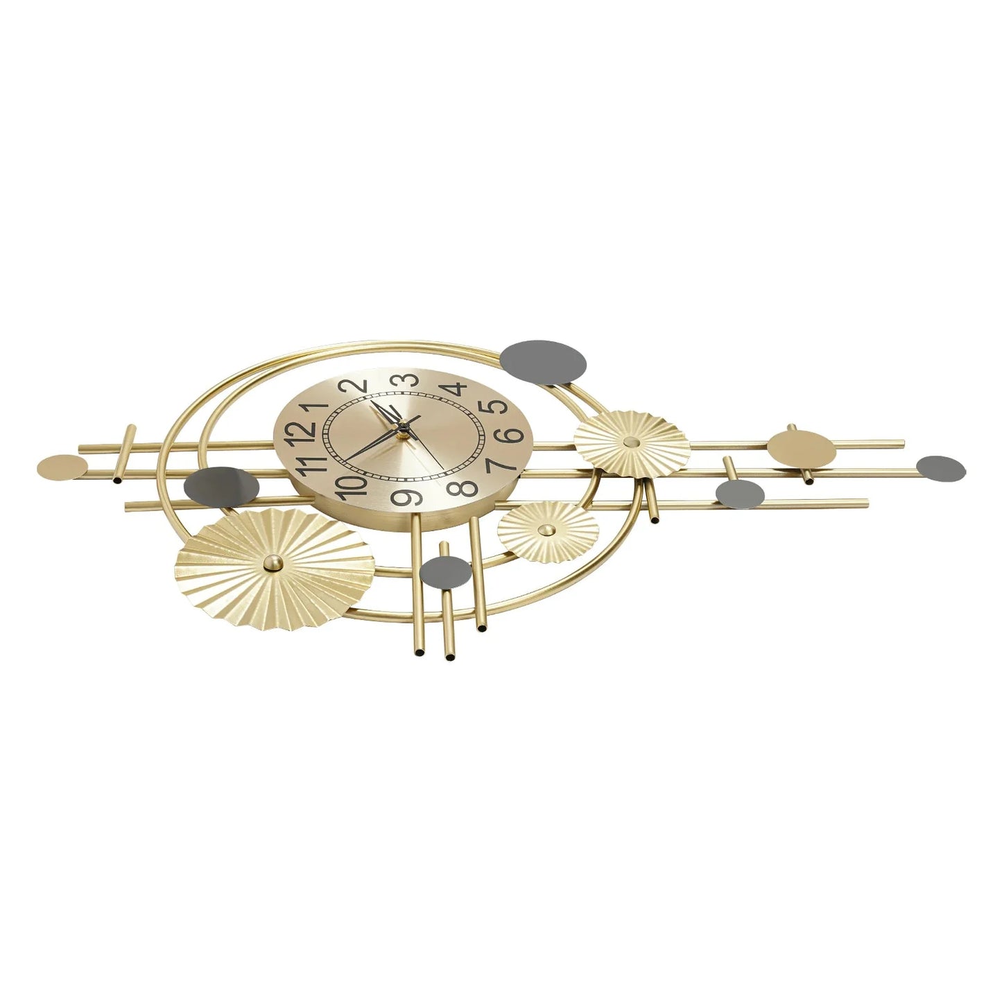 Wall Clock Modern Decorative Art Clock Silent Wall Clock Iron Wall Decoration Clock
