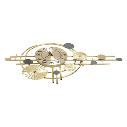 Wall Clock Modern Decorative Art Clock Silent Wall Clock Iron Wall Decoration Clock