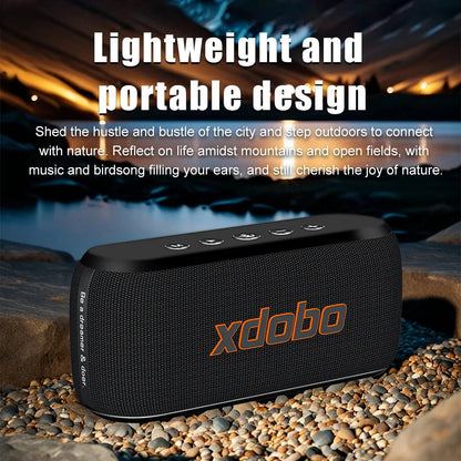 60W Soundbar XDOBO X8IV Subwoofer Speaker 8000mAh Deep Bass Outdoor Smart Phone TV Home Cinema Loudspeaker With Alloy Design