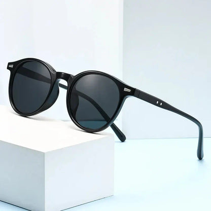 Stylish Round Frame Sunglasses Men Women Casual Vintage Outdoor Sports Eyewear Unisex Ultralight UV400 Sun Glasses Goggles