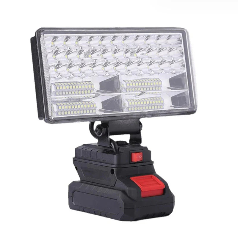 For Dewalt 18V Li-ion Battery LED Work Light 3/4 Inch Flashlight Portable Emergency Flood Lamp Camping Lamp