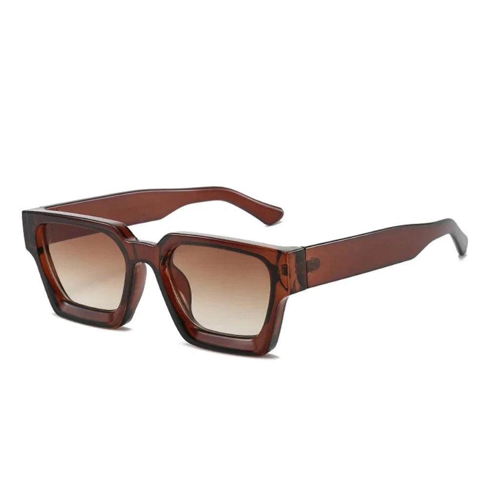 KLASSNUM Men Square Frame Sunglasses 2025 Luxury Brand Designer Sun Glasses Retro Trendy Shades UV400 Unisex Women Glasses New