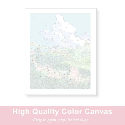 Painting by Numbers For Adult abstract dog  Dropshipping Canvas Oil Paint by Number Home Decor