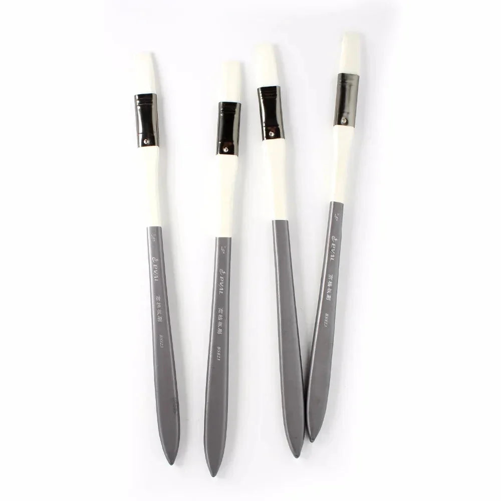 4 Pc 1/2 "Bristle Brushes Oil Painting Brush Graffiti Watercolor Paintbrush Art Material Tool Set For Acrylic scrubbing brush