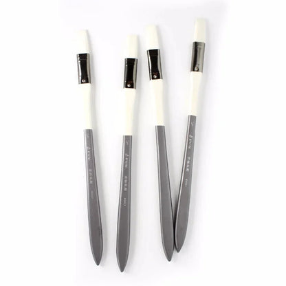 4 Pc 1/2 "Bristle Brushes Oil Painting Brush Graffiti Watercolor Paintbrush Art Material Tool Set For Acrylic scrubbing brush
