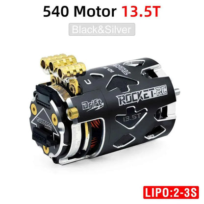 Rocket-RC Thunder 540 Sensored Brushless Motor 10.5T 13.5T 2-3S 3.175 mm Shaft for 1/10 RC Racing Drift Car Parts Surpass Hobby