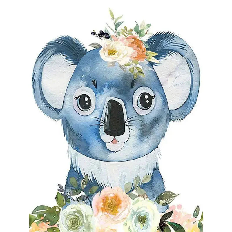 GATYZTORY Paint By Number For Kids Painting Animal And Flower 20x20cm Decorative Paintings Kill Time Easy Hand Painting