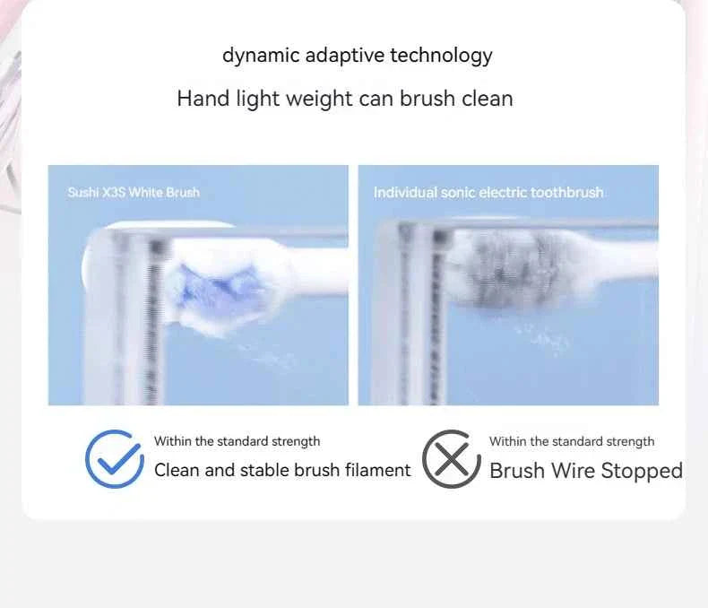 SOOCAS X3S Sonic Electric Toothbrush 180 Days Battery Life Smart Ultrasonic Tooth Brush Cleaner Adult Automatic IPX8 Waterproof