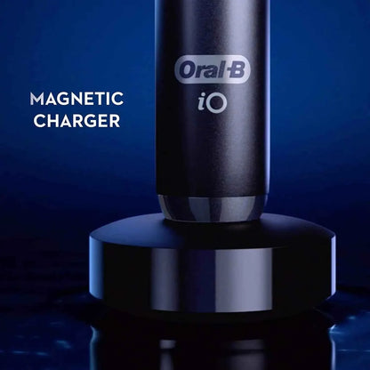Oral-B iO7 Smart Electric Toothbrush with 5 Cleaning Modes Magnetic Technology App Connected Handle with Brush Head Travel Case