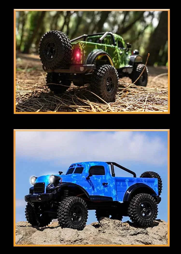 RC Car C8813 Full Proportional Throttle Pickup Truck Model Remote Control Toy 4WD Climbing Off-Road Rc Remote Control Car Gift
