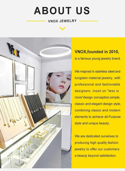 Vnox Double Zircon Heart Necklace For Women,Stainless Steel Cute Simple  Necklace For Mother And Daughter,Trendy Jewelry Gifts