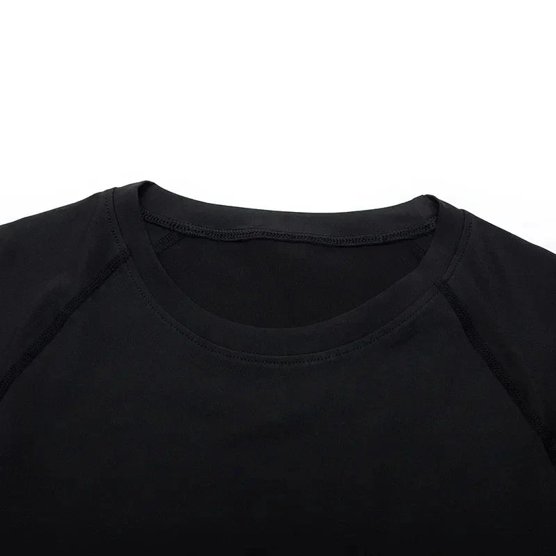 Compression t-Shirts for Mens Short Sleeve Gym Breathable Workout Fitness Undershirts Quick Dry Athletic High Elasticity Tops