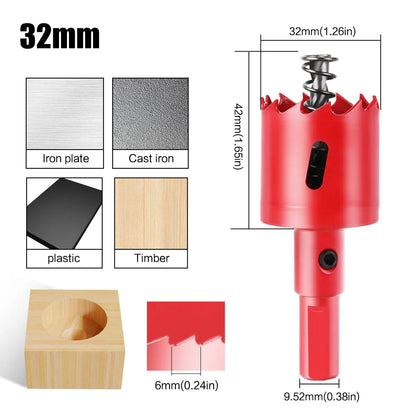 1pc 15-200mm M42 Bi-Metal Hole Saw HSS Drill Bit for Metal Iron Aluminum Stainless Plastic DIY Wood Cutter Tools