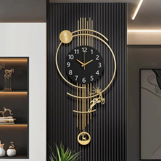 Wall Clock Large Bathroom Decor Room Digital Room Watch Interior Wall Decoration Gaming Decoration For Bedroom Accessories Live