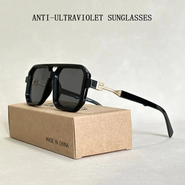 2024 Square Sunglasses For Men Vintage Fashion Glasses Sunglasses Women Trendy Dropshipping Shades Gafas De Sol Hombre Lunette