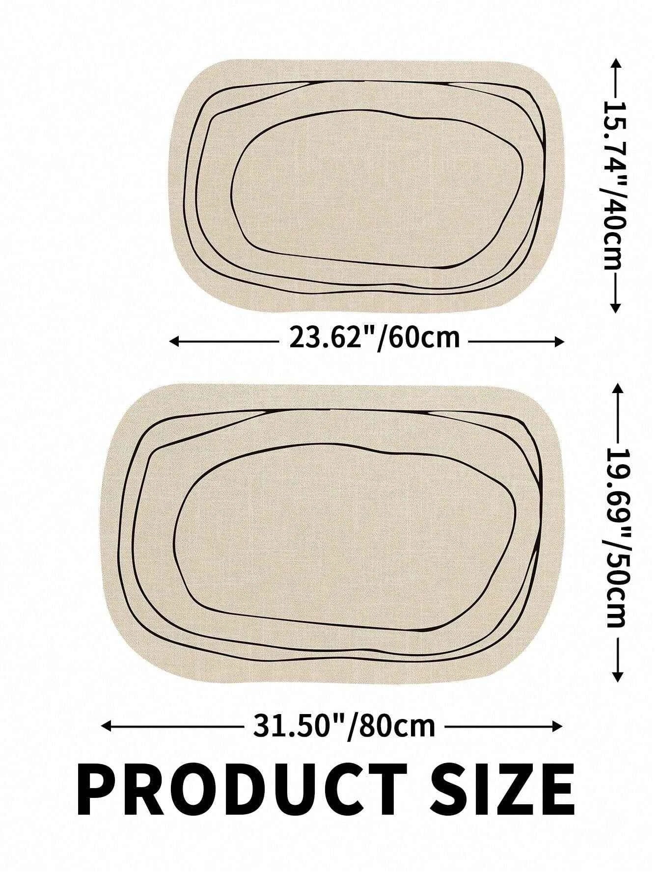 Bathroom Carpet Mat Bathroom Modern Diatomaceous Earth Bath Mat Soft and Comfortable Suitable for The Bathroom Floor  Mat
