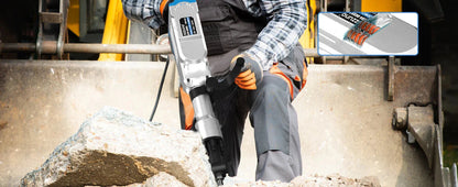 3600W Demolition Jack Hammer Electric Concrete Breaker Heavy Duty 2100 BPM Corded Power Rotary Hammer Drill with 2pcs Chisel Bit