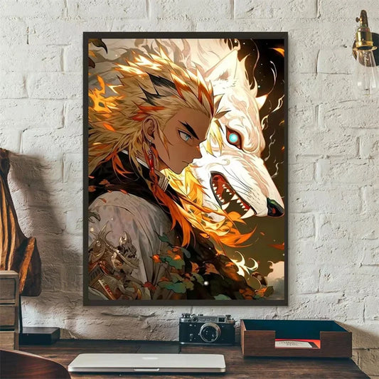 Oil Painting By Number Classic Animation Home Decoration Painting Wall Bedroom Room Decor Gift Frameless
