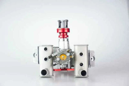 RCGF 40cc Twin Gas Engine with Walbro Carb, for Competition Scale RC Models