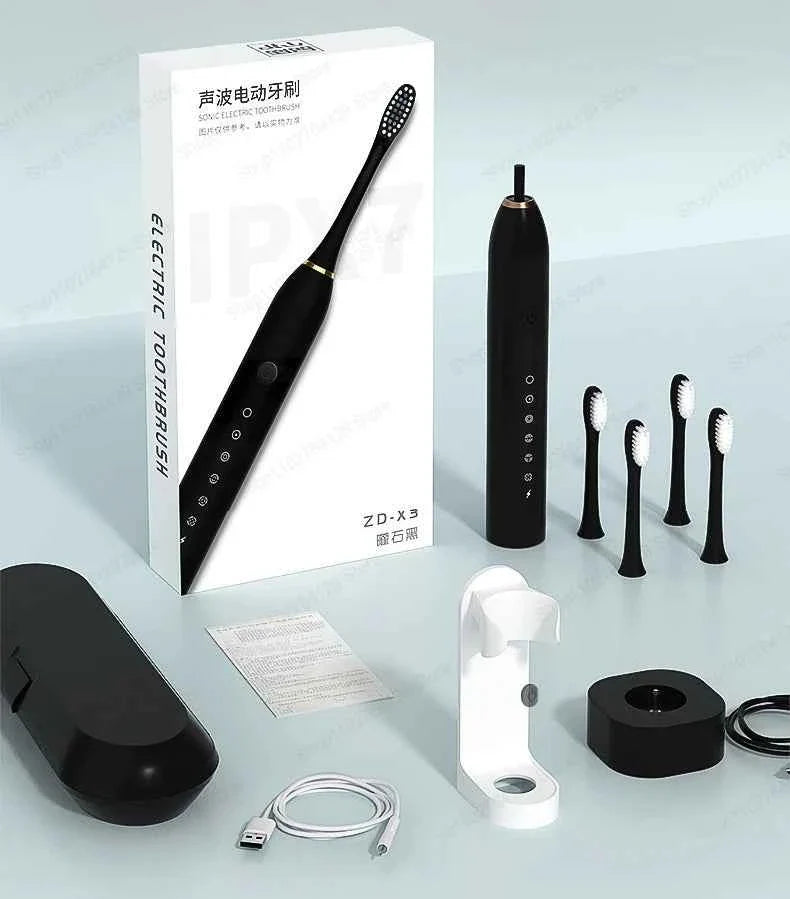 Xiaomi Mijia Sonic Electric Toothbrush Smart Timing Tooth Brush Teeth Whitening Fast Charging Base Toothbrush Replacement Head