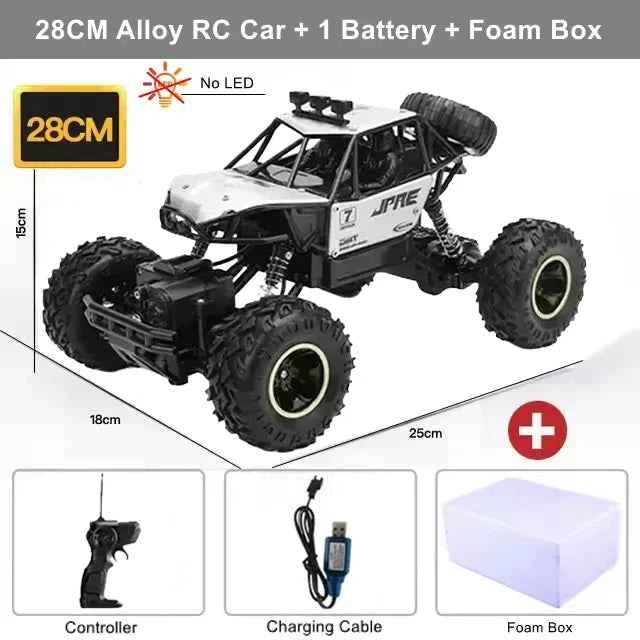 RC Off road Truck 1:12/16 4WD RTR Durable Beginner All Terrain RC Cars High Speed 20Km/h Remote Control Monster Truck Gifts Toys