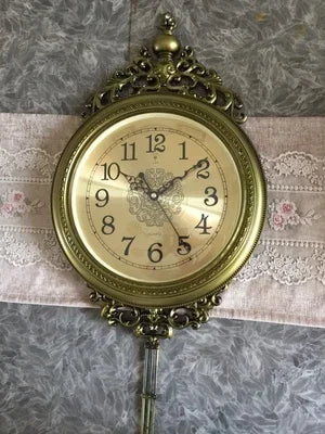 Large Luxury Gold Wall Clock Living Room Silent Creative Swing Wall watches Bedroom Quartz Clocks Wall Home Decor