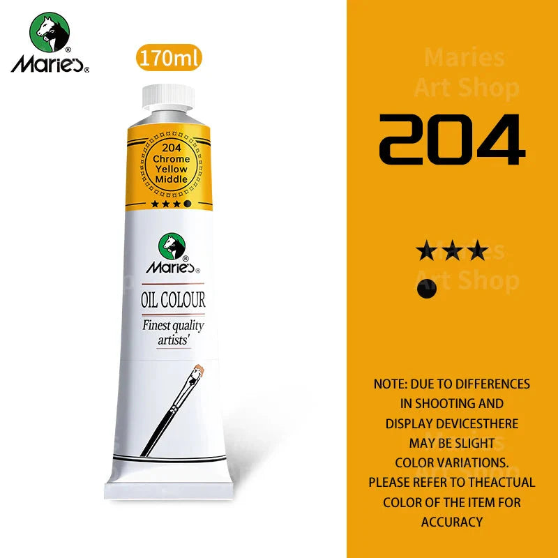 Marie's Oil Paint 170ml/5.95oz Large Tube,Art Supplies for Canvas Painting,Egg,Graffiti,Fabric,Stone,Leather,Wood,Ceramic