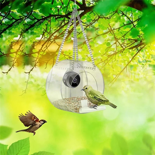 A19F-Bird Feeder With Camera, With HD Night-Version As Shown For Outdoor Bird Watching & Capture Photos B