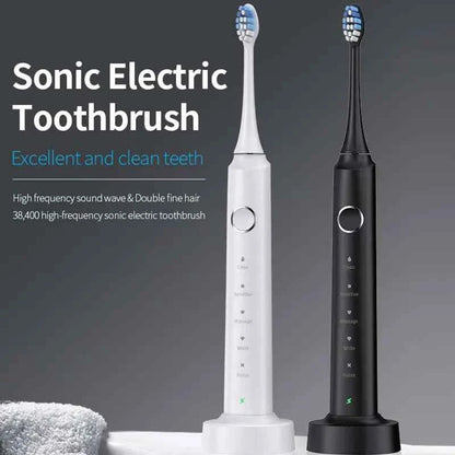 2025 Smart Sonic Electric Toothbrush for Adults Deep Cleaning with Soft Bristles and Waterproof Feature Teeth Whitening