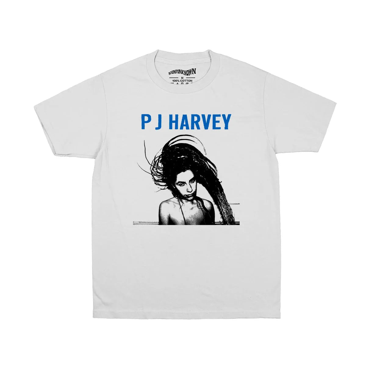 PJ Harvey T-Shirt Rid Of Me Indie Rock Singer John Parish Kate Bush Printed Short Sleeves Men's Printed Loose Clothing Shirt